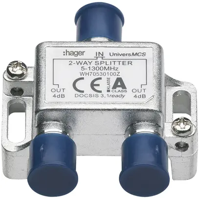 Ripartitore F Hager HMS 5…1300MHz 2 volte 