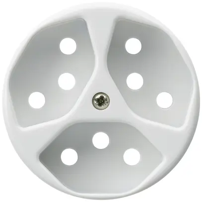 Disque frontal 3×type 13 basico blanc avec sécurité enfants 