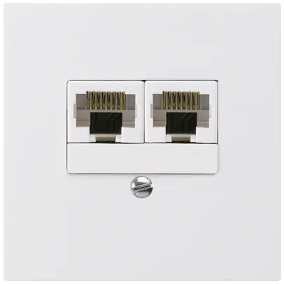Scatola INC kallysto 2×RJ45u separato bianco 