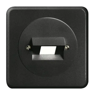Kit frontale INC 1×RJ45 nero FH ITplus 