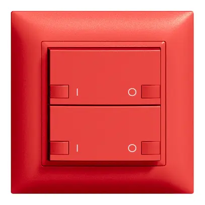 Poussoir ENC ZEP 2c/2t ON-OFF station centrale EDIZIOdue berry 