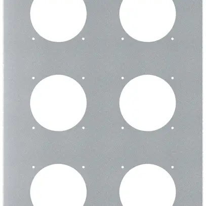 UP-Montageplatte robusto 3×2 Aluminium, natur 