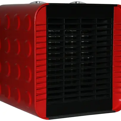 Keramik-Heizlüfter Armin Schmid Cuby 0.75…1.5kW rot 