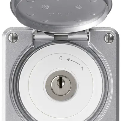 Contatto rotativo a chiave INC robusto IP55 alluminio coperchio 1P combinazione 