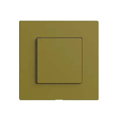 Interruttore 1K/1T Edue Wiser olive 