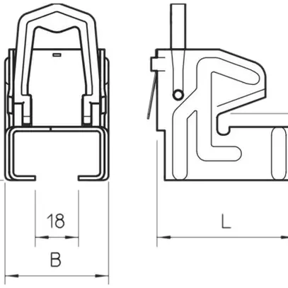 Trägerklammern Bettermann 5…11mm 