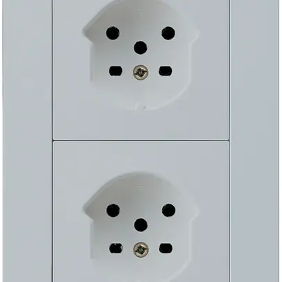 Combi INC 2×1 HA kallysto.pro 2×tipo 15 con morsetti a innesto grigio chiaro 
