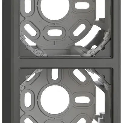 En-tête AP EDIZIO.liv SNAPFIX® 2×1 pour combinaisons au choix gris foncé 