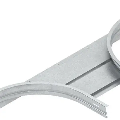 AP-T-Stück Niedax für WRL 106.5×205mm ungelocht Stahl bandverzinkt 