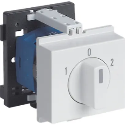 Interruttore rotativo AMD K&N, 20A/690V 2/1L, manopola grigio chiaro, "1-0-2" 