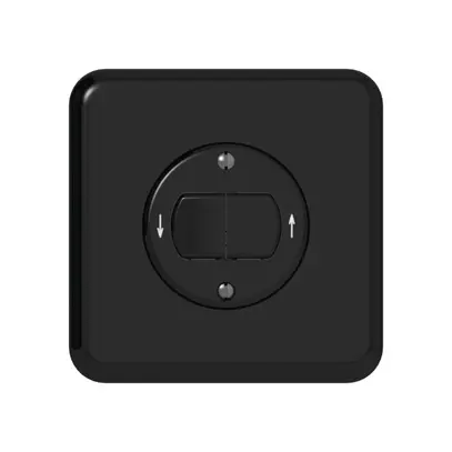 Poussoir pour stores ENC CLASSIC 2CI/1L noir 