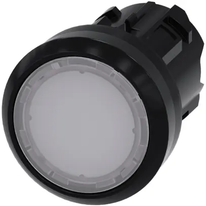 Pulsante luminoso Siemens SIRIUS ACT bianco plastica 