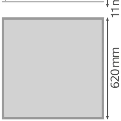 Luminaire panneau LED LEDVANCE BIOLUX 625 40W 4600lm 2700…6500K DALI blanc 