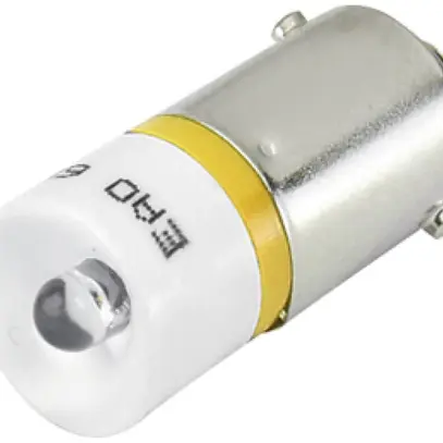 Single-LED BA9s 6VDC 17mA pour EAO 04/44, jaune 
