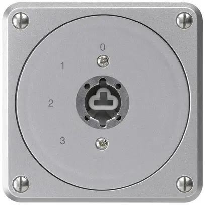 Interrupteur à clé ENC robusto sans clapet sans cylindre 5/1P aluminium p.combi 