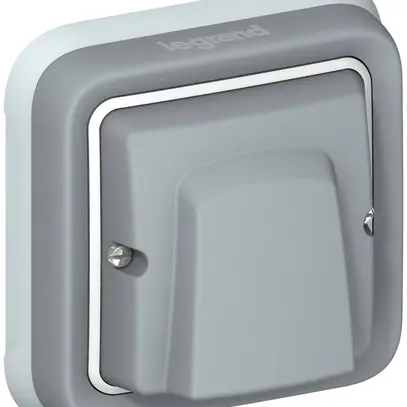 Sortie de câble ENC PLEXO 16A 250V gris avec décharg.de traction 