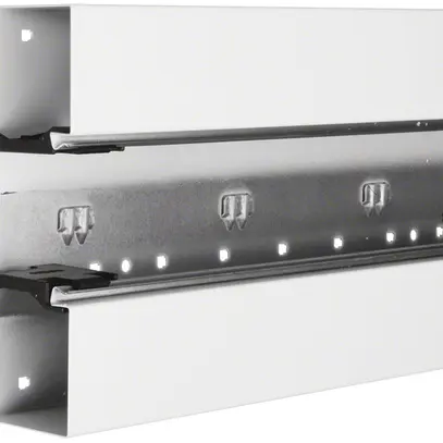 Brüstungskanal tehalit BRS 210×65×2000mm OT 80 Stahl verkehrsweiss 
