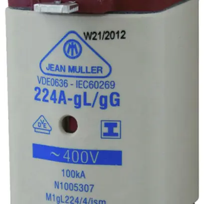 Fusible HPC DIN-1 400V/224A gL/gG verrous de saisie isol. 