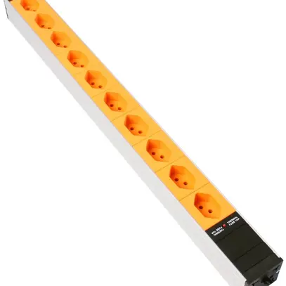 Prise multiple 10×T13 Td3×1mm² 3m orange 