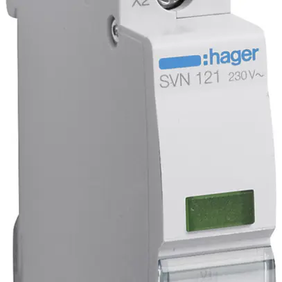 Lampada di segnalazione INS Hager LED verde 1UM 230VAC 