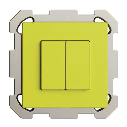 Stazione secondaria per interruttore INC 2c/2t WLAN Edue Wiser lemon 