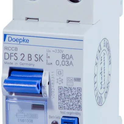 Interruttore differenziale Doepke DFS2 40A 30mA 2L tipo B SK (RCCB) 