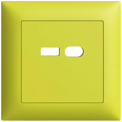 UP-Montageset Feller EDIZIOdue für Steckdose USB 18W Typ A + Typ C lemon 