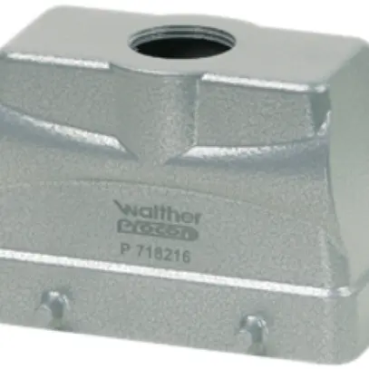 Boîtier de fiche Walther PROCON P718216, filetage 1×M25, H=65mm, Al 