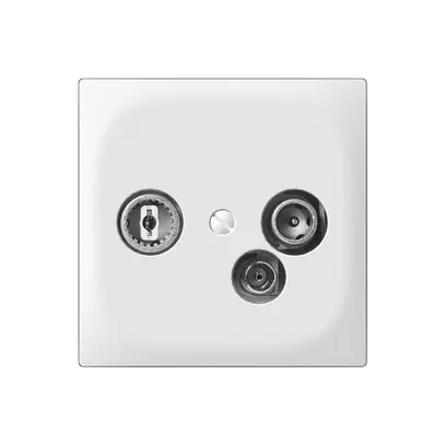 Prise d'antenne ENC SIDUS TV-R-données 11dB/65 blanc brillant 