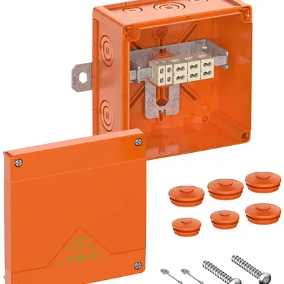 Boîte de dérivation AP Spelsberg WKE 4 Duo 5/3×6mm² E90 150×150×85mm IP66 or 
