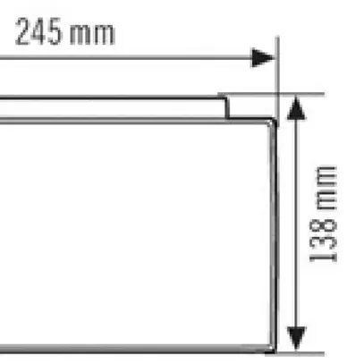 Lampada di emergenza ESYLUX SLE LEDi SC/C fissaggio a soffitto 