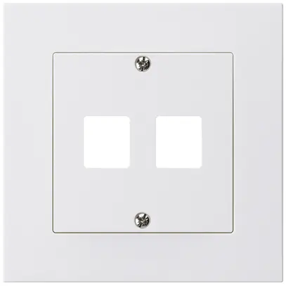 Kit frontal ENC HMS kallysto.pro pour 2 modules blanc 