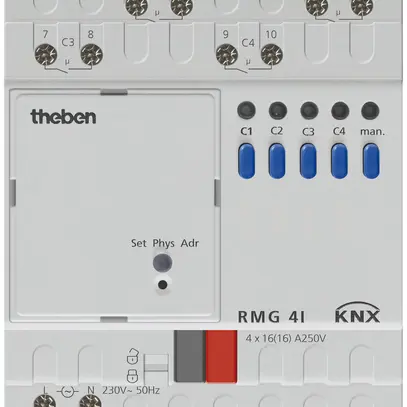 Actionneur-commutateur AMD Mix 2 RMG 4 I KNX Theben 