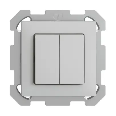 Interruttore INC EDIZIOdue 1/3+3/1P grigio chiaro 