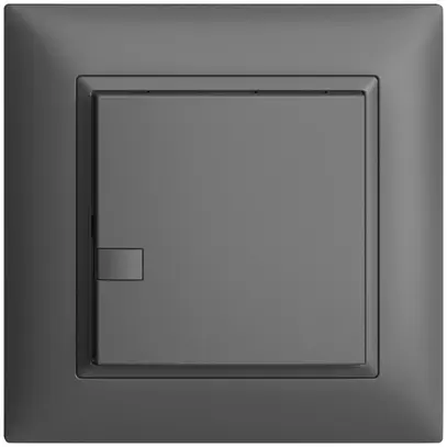 Pulsante INC KNX 1×EDIZIOdue grigio scuro RGB senza LED 