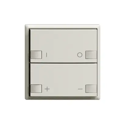 Kit frontal ON-OFF variateur 2c/2t ZEP EDIZIOdue gris clair 