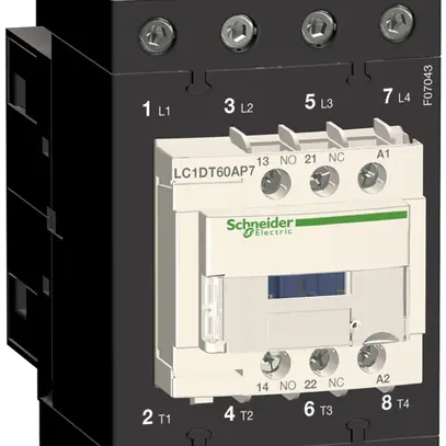 Contacteur Schneider Electric LC1DT60AP7 230VAC 