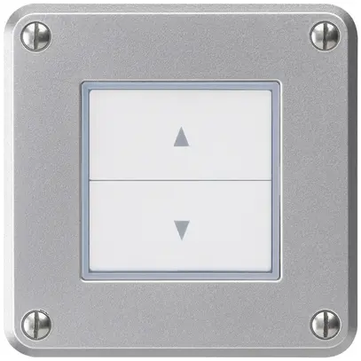 Pulsante per tapparelle INC robusto IP55 alluminio con 2 tasti di comando 