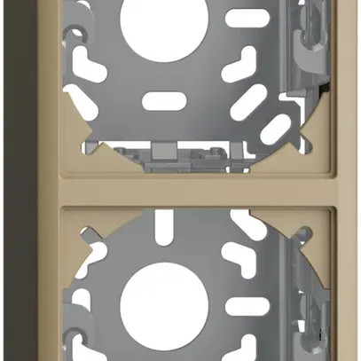 Cappa con piastra di base 2×54mm per combinazione FX verticale/orizzontale sand 