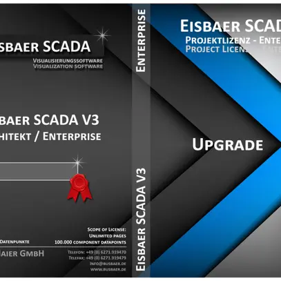 Upgrade-Lizenz EisBär SCADA 3, "Architekt" → "Enterprise" 
