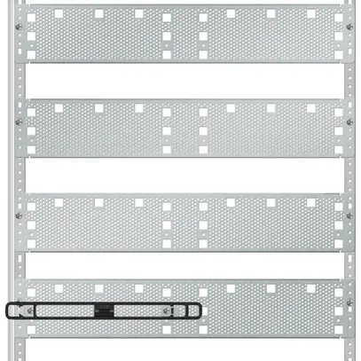Panneau Media ABB, pour distributeur vide 2 champs, 2 rangées, hauteur pose 1 