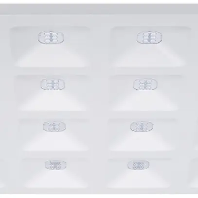 EB-LED-Deckenleuchte QUADRO UGR16 DALI 600×600 36W 4600lm 840 weiss 