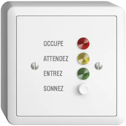 AP-Türstation für Rufleuchte französisch, EDIZIOdue weiss 