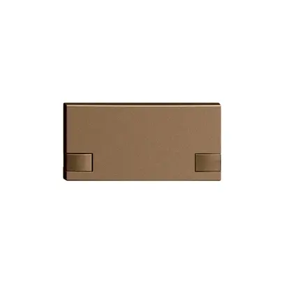 Touche 1/2 KNX/électron.s.LED EDIZIOdue commande à 2-touches coffee 