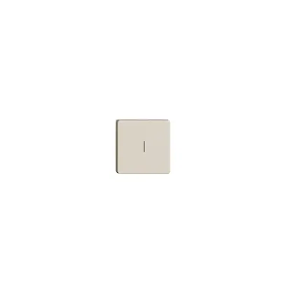Poussoir 1/4 ENC Edue Wiser symbole l (en) crema 