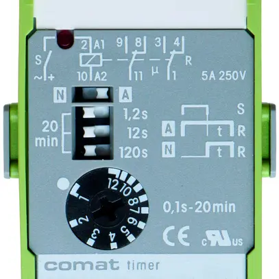 Relè a tempo ComatReleco C64 0.1s-20min 
