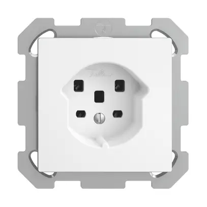 Prise ENC EDIZIOdue T25 16A blanc, bornes à vis 