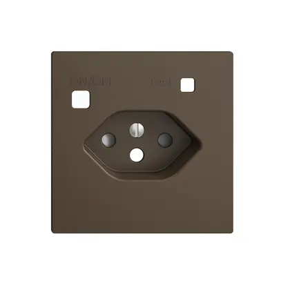 Kit frontale EDIZIOdue per presa FI F, T13, shutter, coffee 