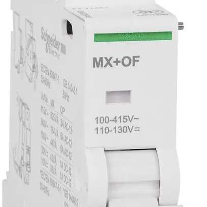 Contatto ausiliare Schneider Electric MX+OF 110…130/110…415VAC 
