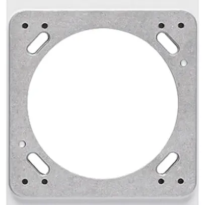 Plaque de montage ENC robusto 3×1 blanc 